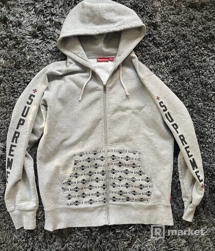 Supreme x independent zip up hoodie