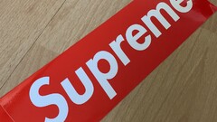 Supreme logo box stickers