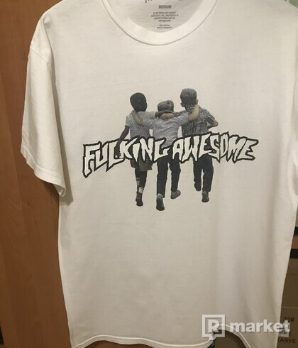 Fucking awesome friends white tee