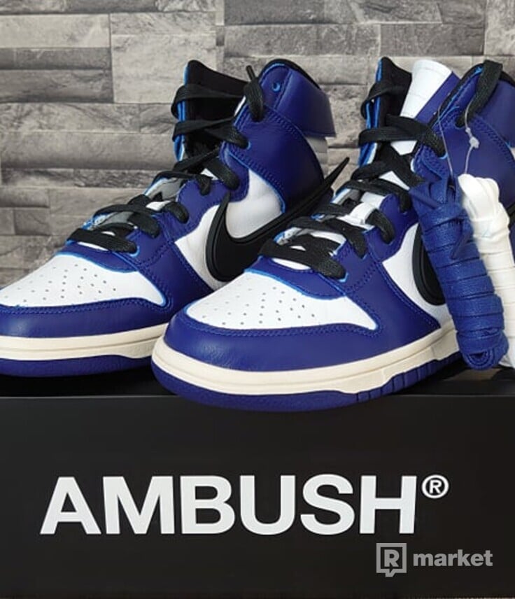 Nike Dunk High AMBUSH Deep Royal