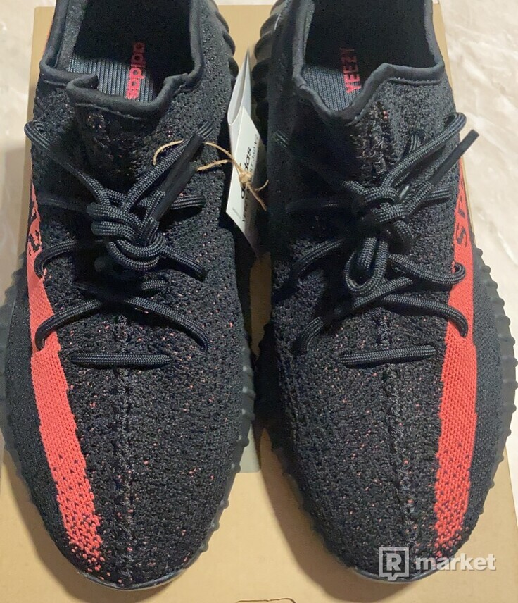 Adidas Yeezy Boost 350v2 Core Black Red