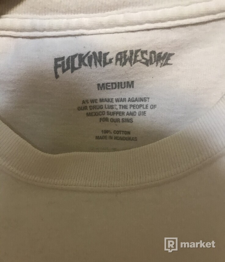 Fucking awesome friends white tee