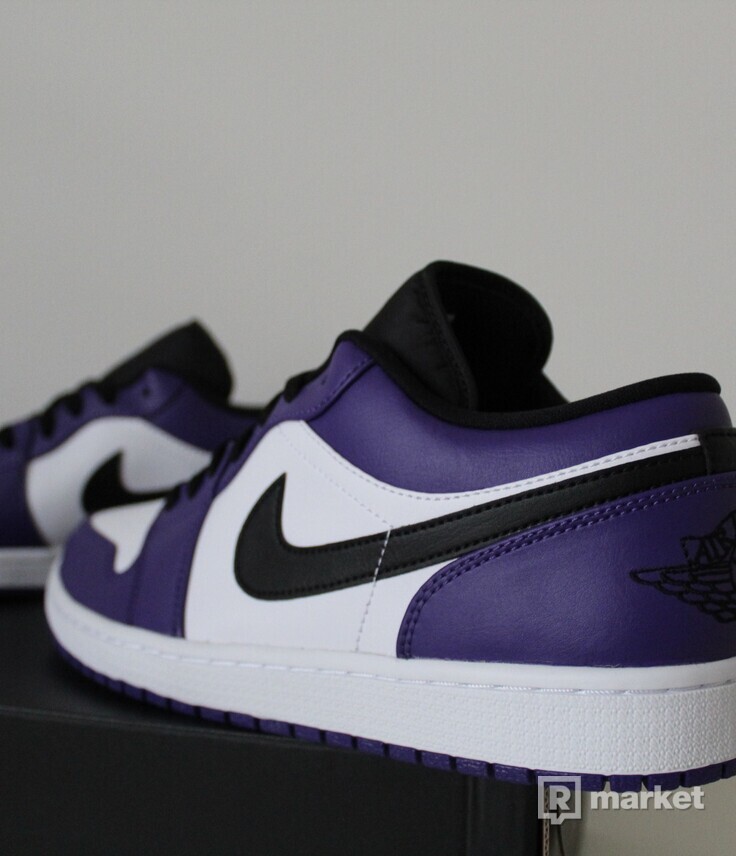 Jordan 1 Low Court Purple