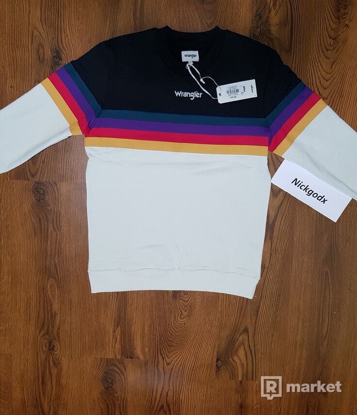 Vintage Wrangler Rainbow Sweatshirt - Platné do Zmazania.