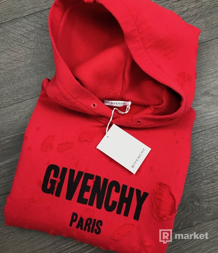 Givenchy destoyed hoodie