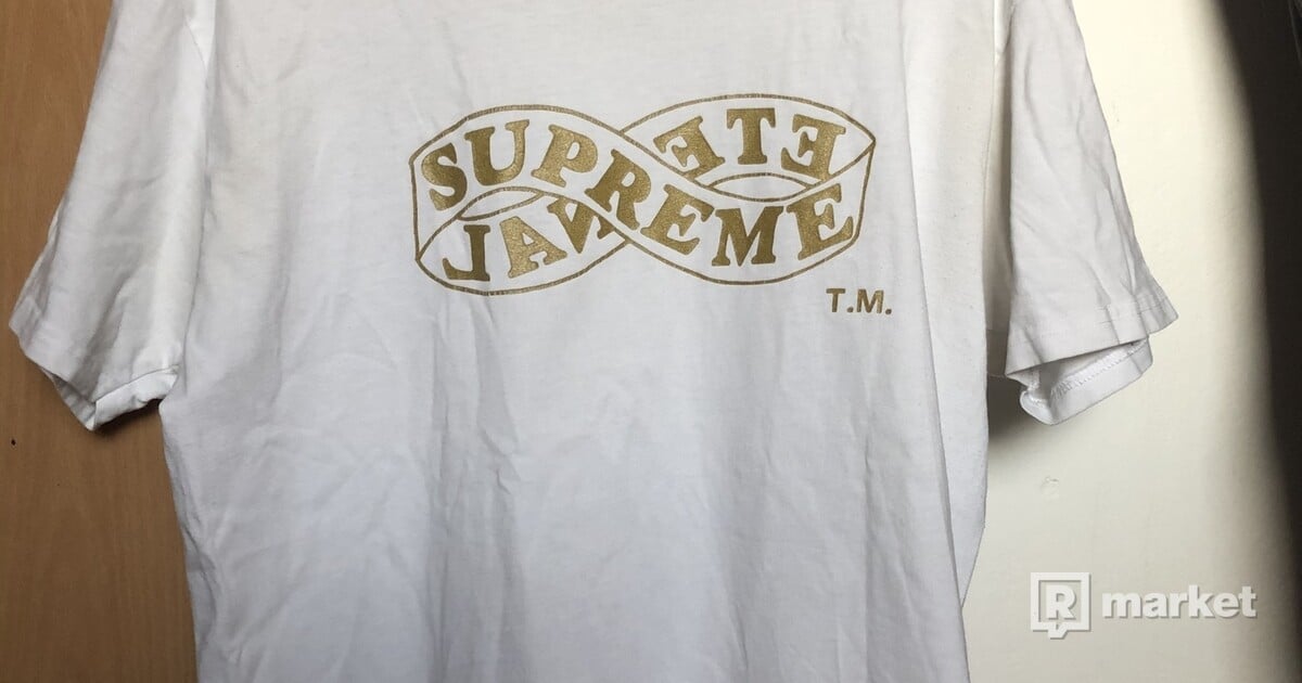 Supreme Eternal Tee White Gold Short Sleeve Tee REFRESHER Market