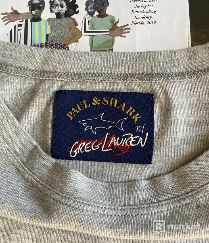 Paul & Shark x Greg Lauren tričko S