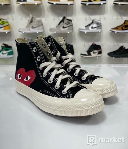 Converse x Comme Des Garçons Play Chuck 70 sneakers - Black