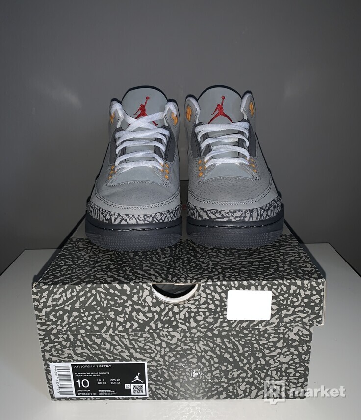 Jordan 3 retro “cool grey”