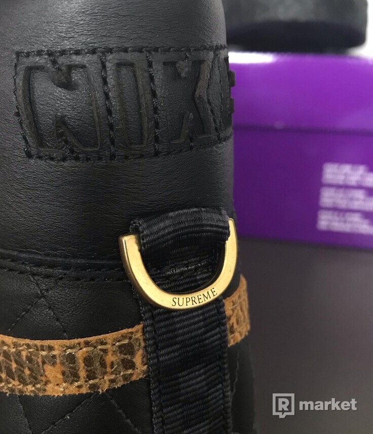 Nike x Supreme Blazer Mid QS Black