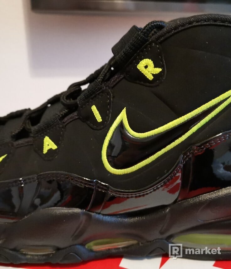 Nike Air Max Uptempo 95 Black and Lime