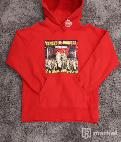 Supreme The War Report Hoodie Red