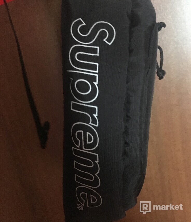 Wts-Supreme waist bag fw18 Black