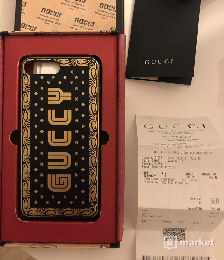 Gucci Case Iphone 7/8plus