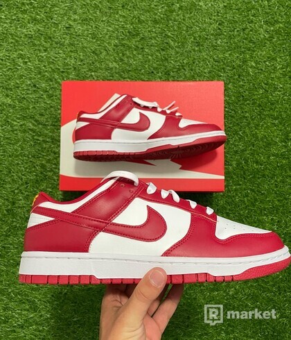 Nike dunk low gym red