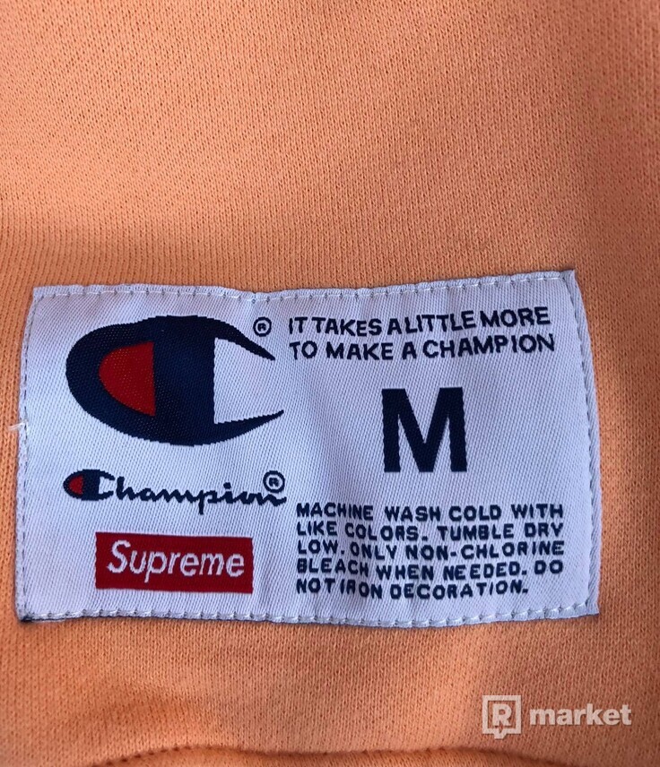 Supreme x Champion hoodie