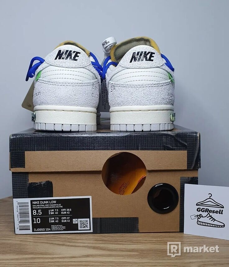 Nike Dunk Low X OFF White Lot 32