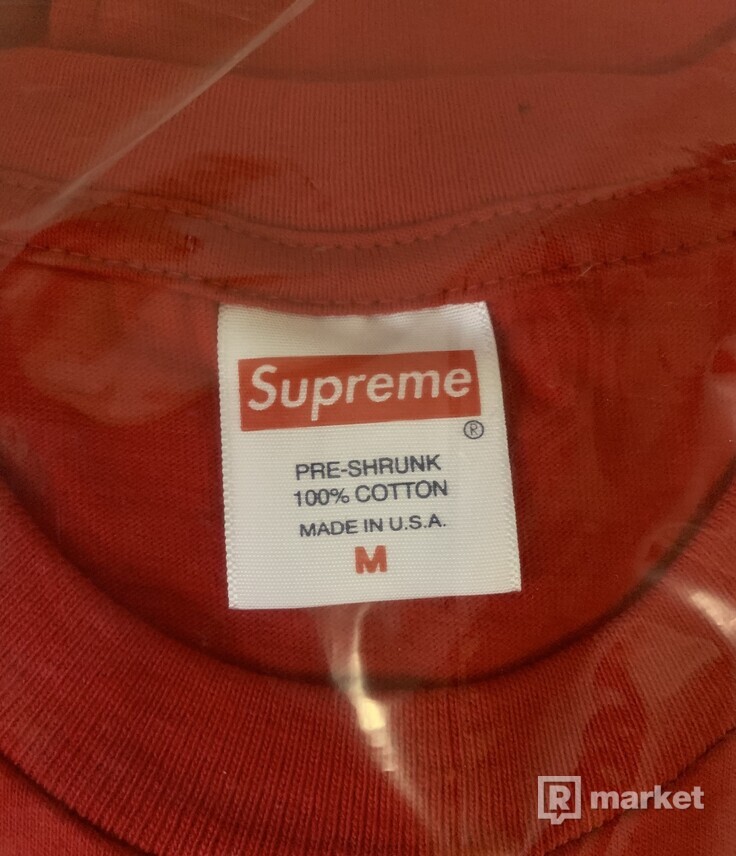 Supreme SS19 Riders Tee Red