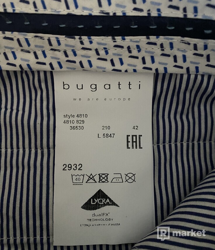 Bugatti kárované nohavice