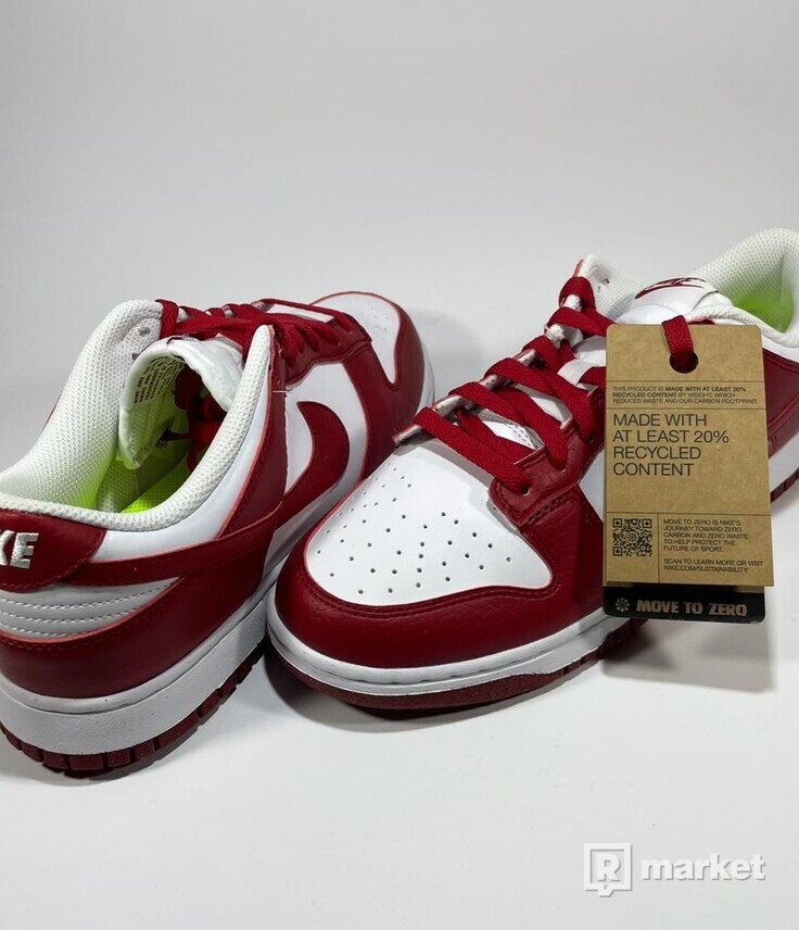 Dunk Low Next Nature - White Gym Red (W)