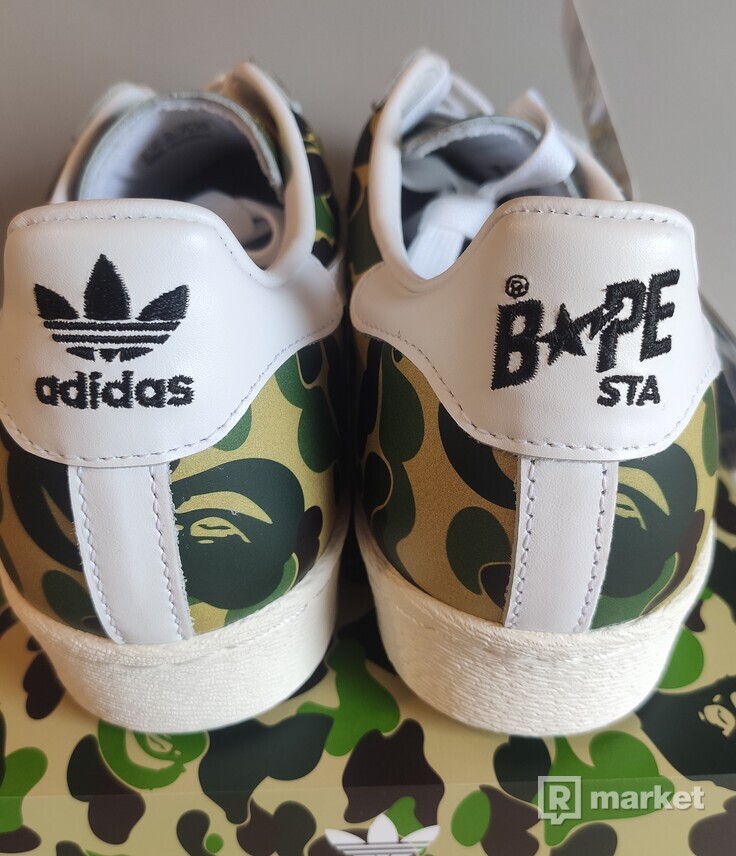 Adidas Superstar x Bape ABC Camo Green