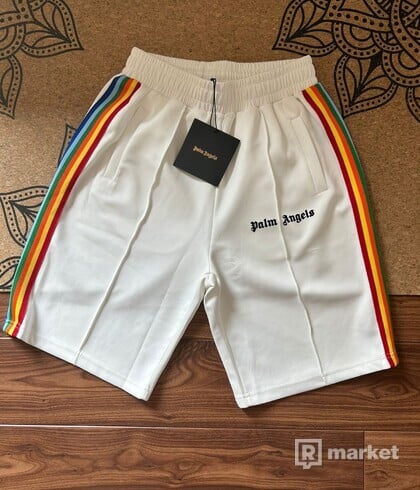 Palm Angels Rainbow Track Shorts