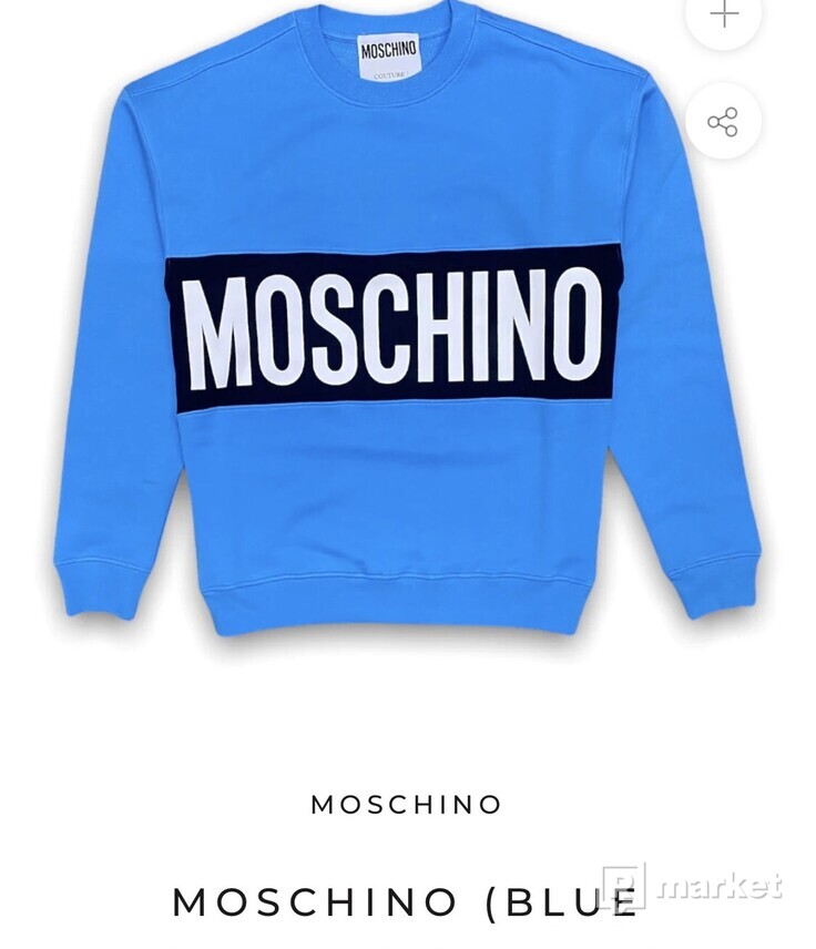 Blue Moschino sweater