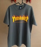 Thrasher tričko sivé