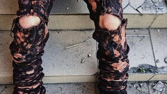 Rusty stacker jeans____@temochkajeans x @rexxhabemuss