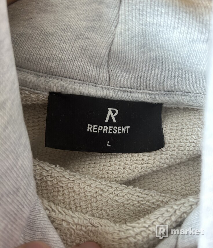 Represent Plain hoodie - sivá