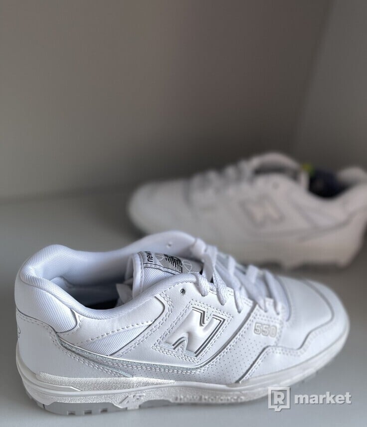 NB 550 White 38.5, 40