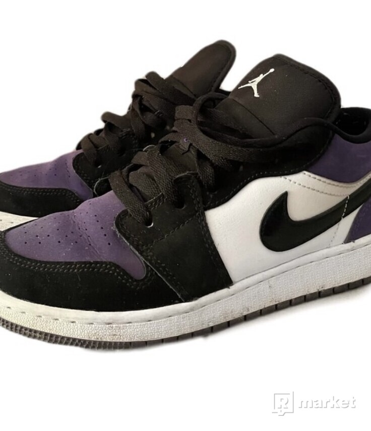 Jordan 1 low court purple