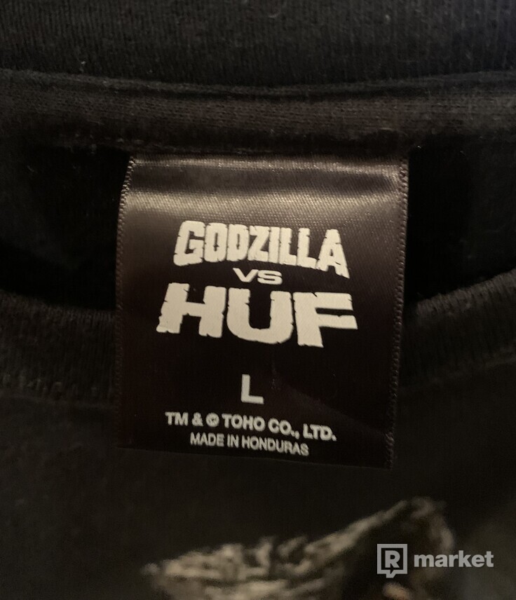 HUF x Godzilla tee