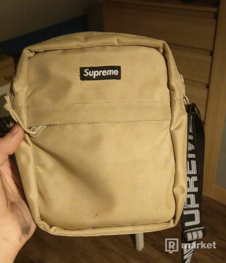 Supreme shoulder bag ss18 tan