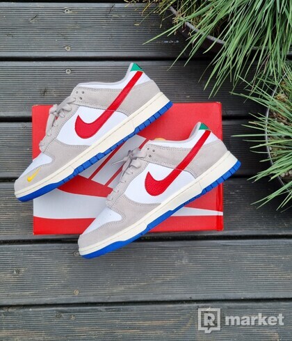 Nike Dunk Low Light Iron Ore Red Blue US 9,5