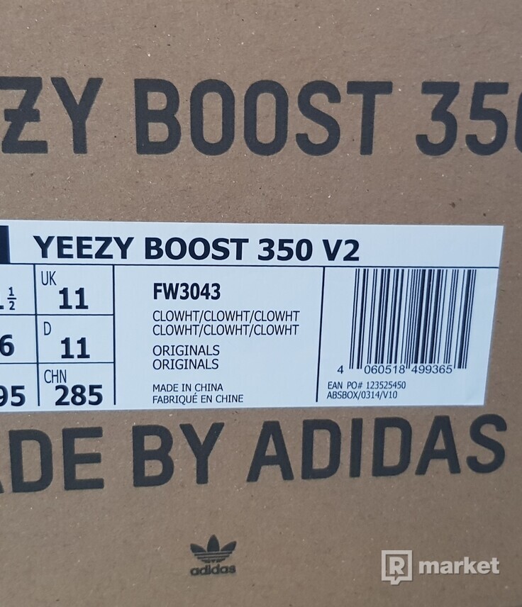 Predam Adidas Yeezy Boost 350 V2 Cloud White