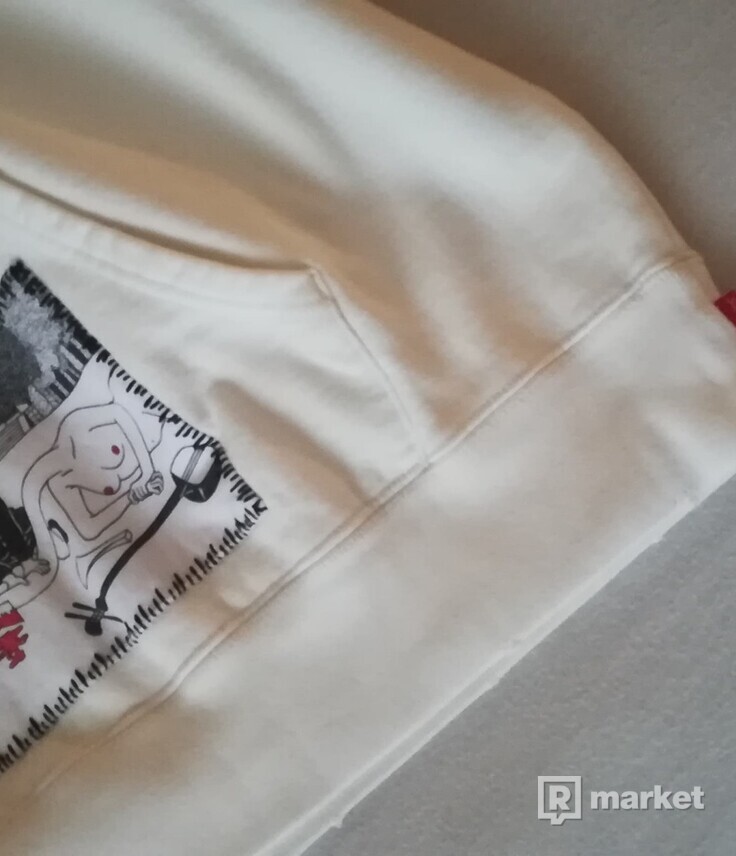 Supreme Toshio Saeki Hooded Sweatshirt White