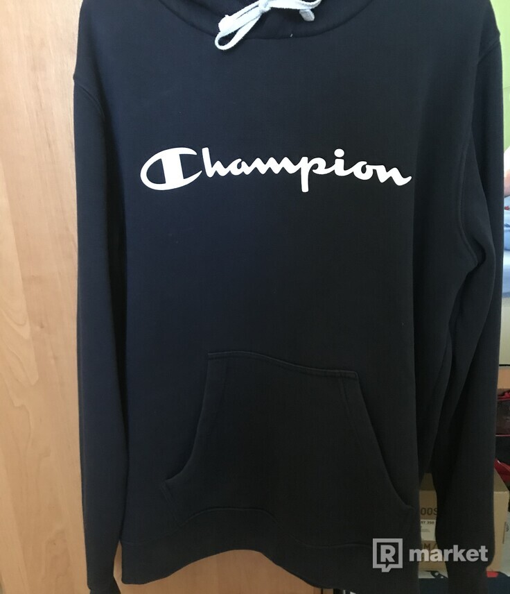 Champion navy blue hoodie