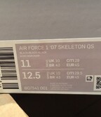 Nike AF1 Skeleton US 11