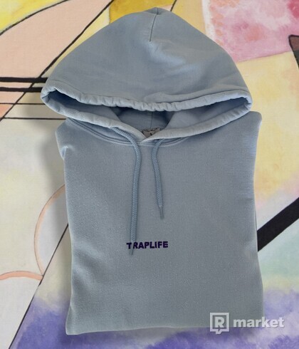 Traplife hoodie baby blue