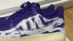 Nike aF1 skeleton purple