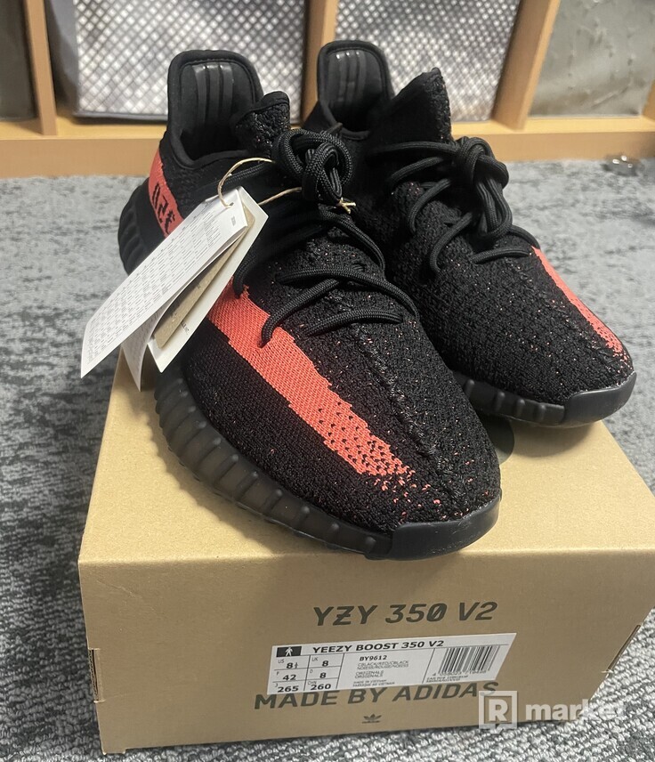 Yezzy 350 core red
