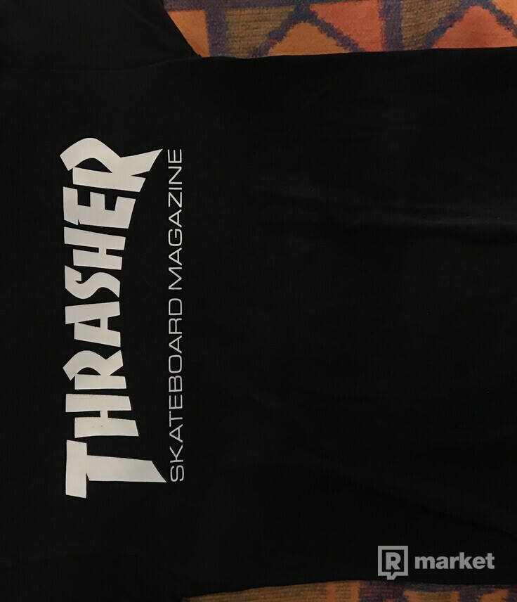 Thrasher čierne tričko