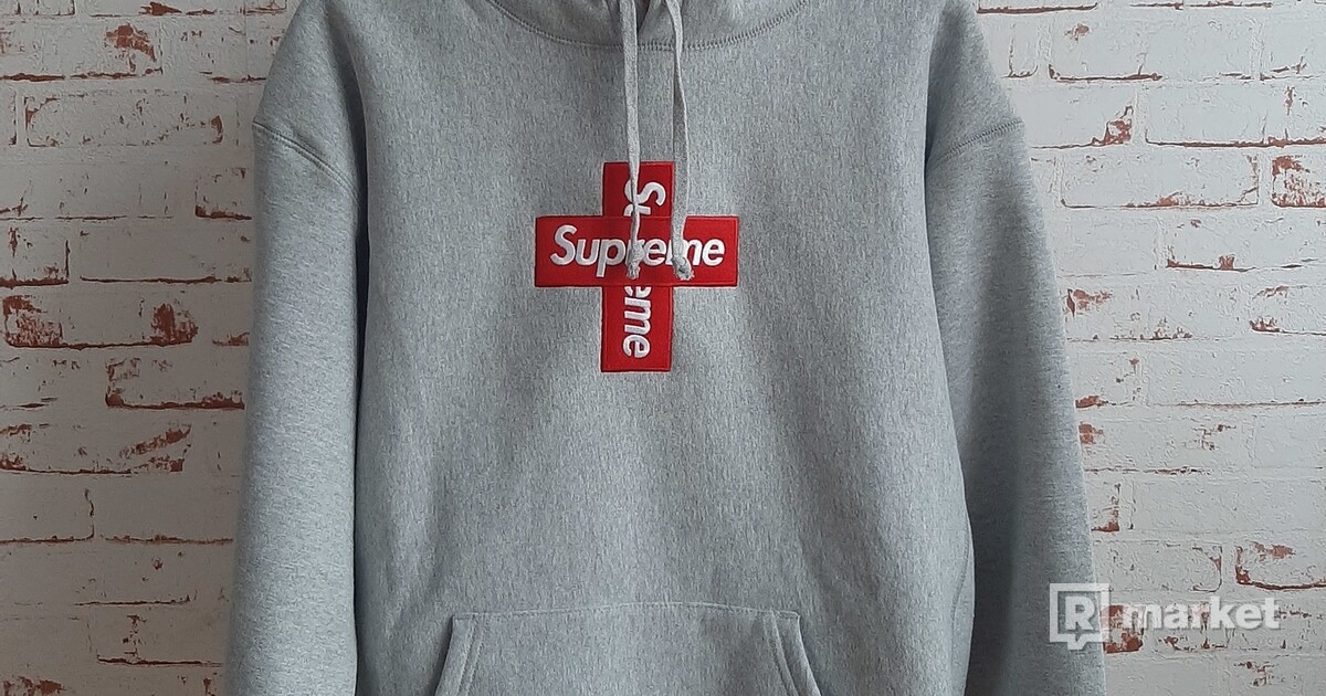 Supreme cross box hoodie Clearance
