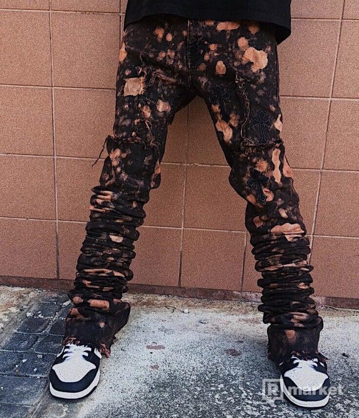 Rusty stacker jeans____@temochkajeans x @rexxhabemuss