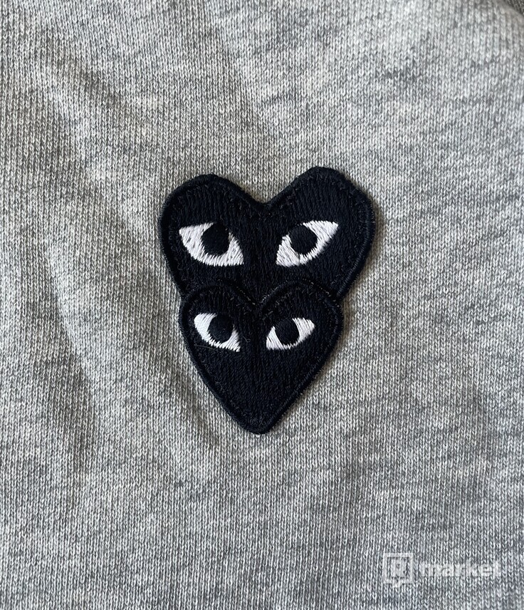 CDG-Play logo patch Hoodie STEAL