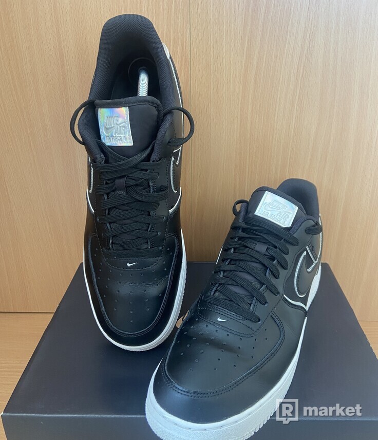 Pánské boty Nike Air Force 1 Černá/bílá/duhová