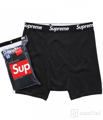 Supreme hanes boxers BLACK