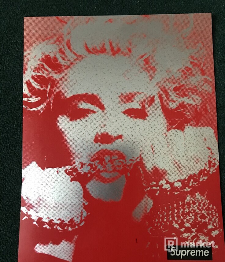 Supreme Madonna sticker