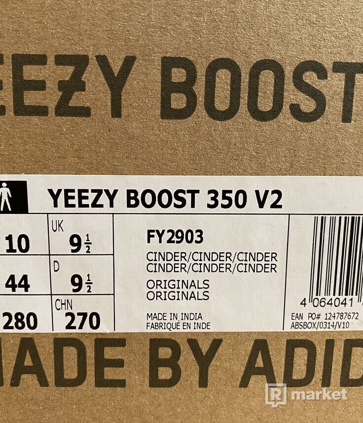 Adidas Yeezy boost 350 V2 Cinder